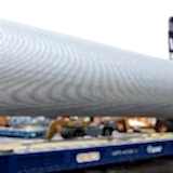 Tank on flatbed ready to be transported